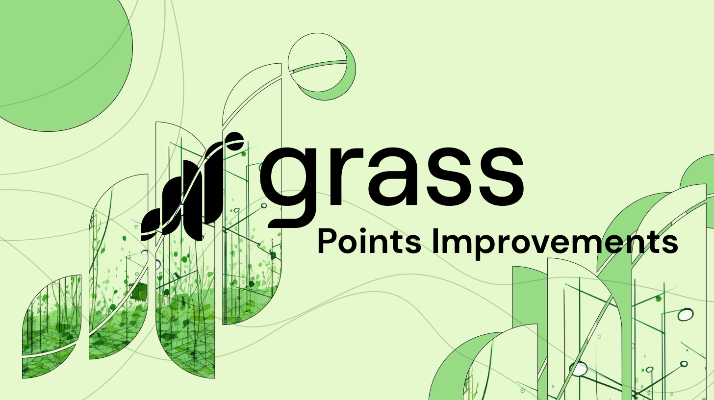 Improvements to the Grass Points System